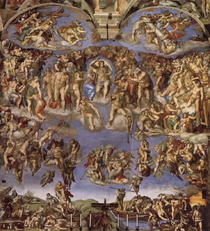 Michelangelo Buonarroti Last Judgement Germany oil painting art